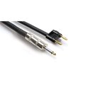 Hosa Technology Inc HOSA TECHNOLOGY SKJ250BN 50 ft. Speaker Cable - Hosa .25 in. TS to Dual Banana SKJ250BN